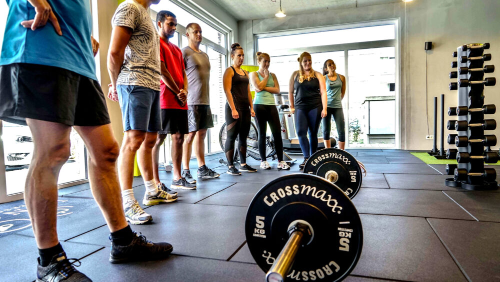 personal trainer in een small group training