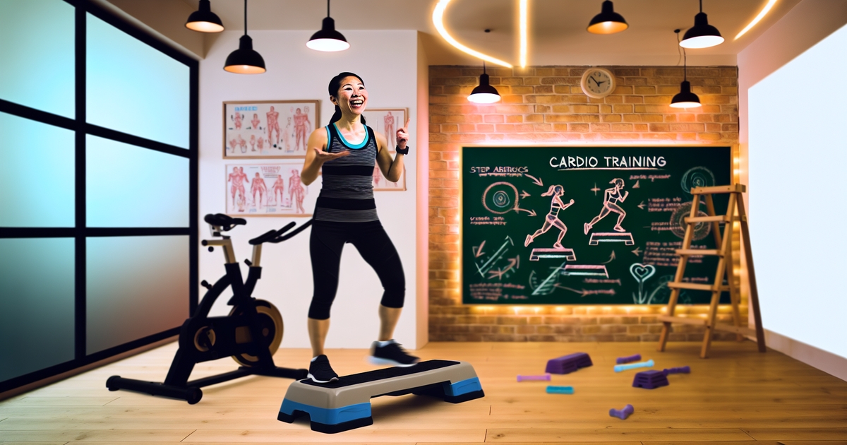Stair Stepper, Mini Stepper Cardio-oefeningentrainer, weerstand kan worden aangepast Stepper Machine, Stepper oefenapparatuur met LCD-monitor en weerstandsbanden (C