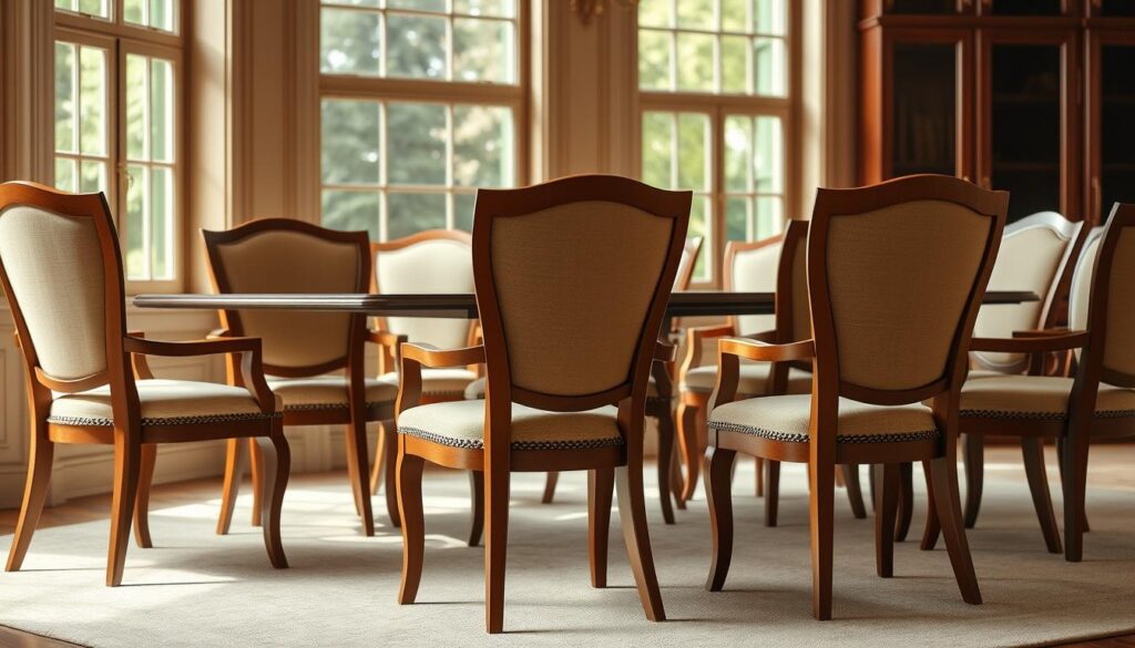 klassieke eetkamerstoelen