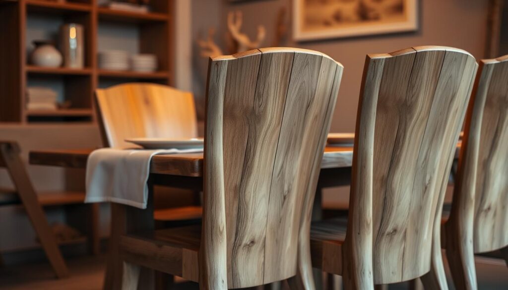 natuurlijke eetkamerstoelen